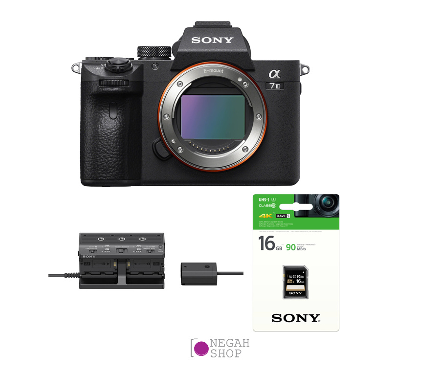دوربین Sony Alpha a7R III به همراه شارژر 4تایی،2عدد باتری و مموری