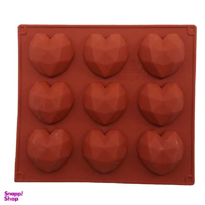 قالب شکلات مدل سلیکون طرح قلب کد 9