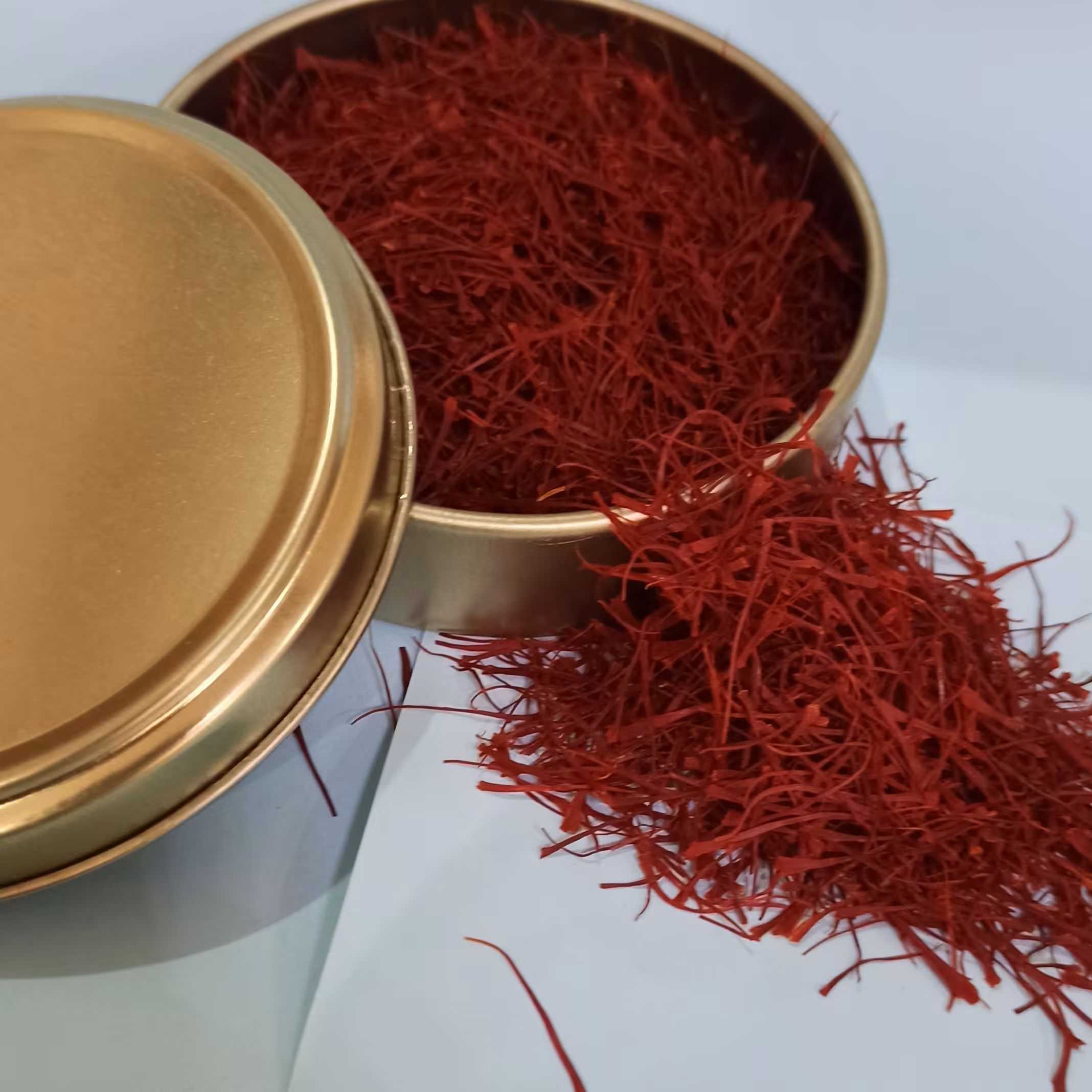 12گرم سوپر نگین خالص ظرف فلزی طلایی