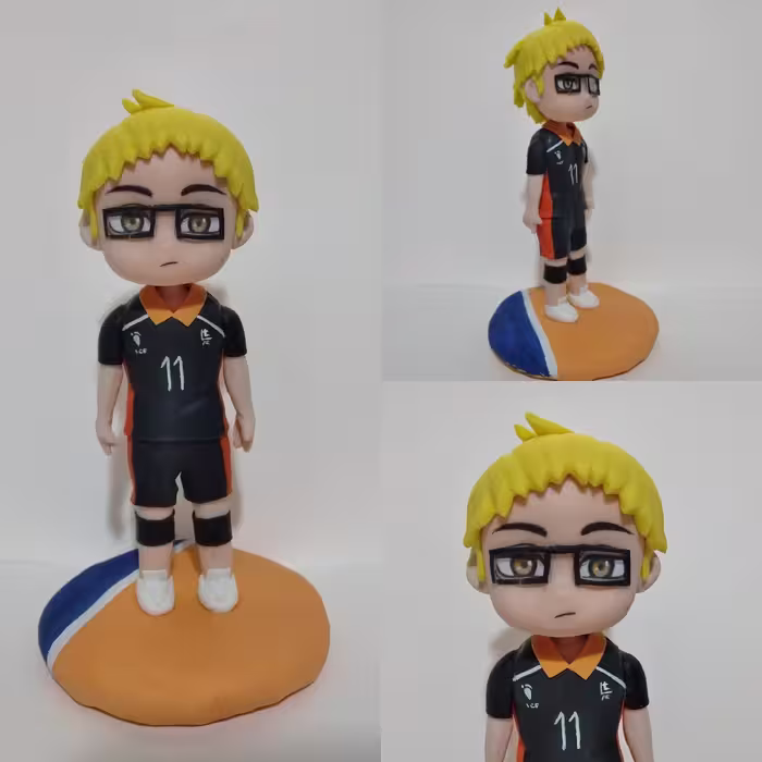 فیگور انیمه هایکیو آبشارسرنوشت شخصیت کی تسوکیشیما anime haikuu مجسمه عروسک 