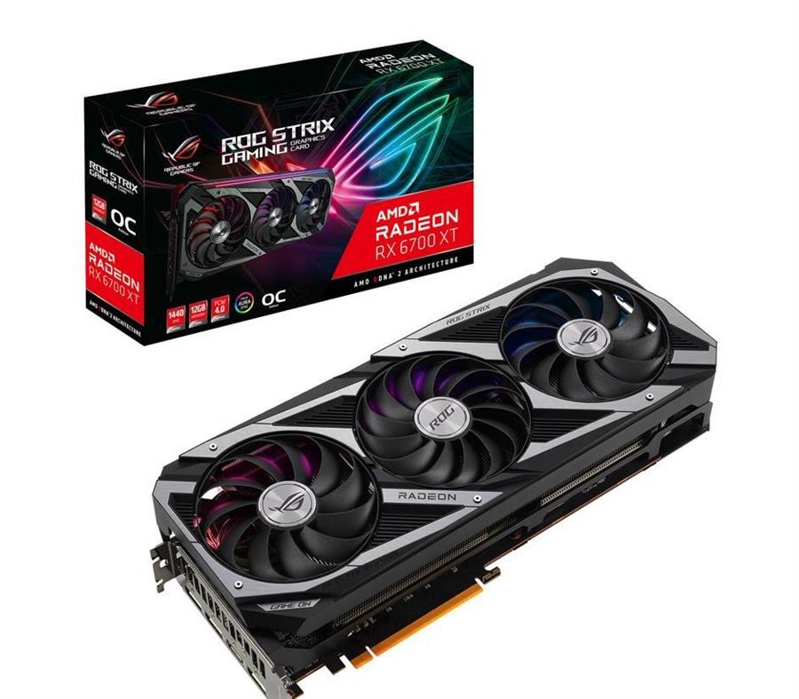 کارت گرافیک  ایسوس مدل ROG-STRIX-RX6700XT-O12G-GAMING حافظه 12 گیگابایت