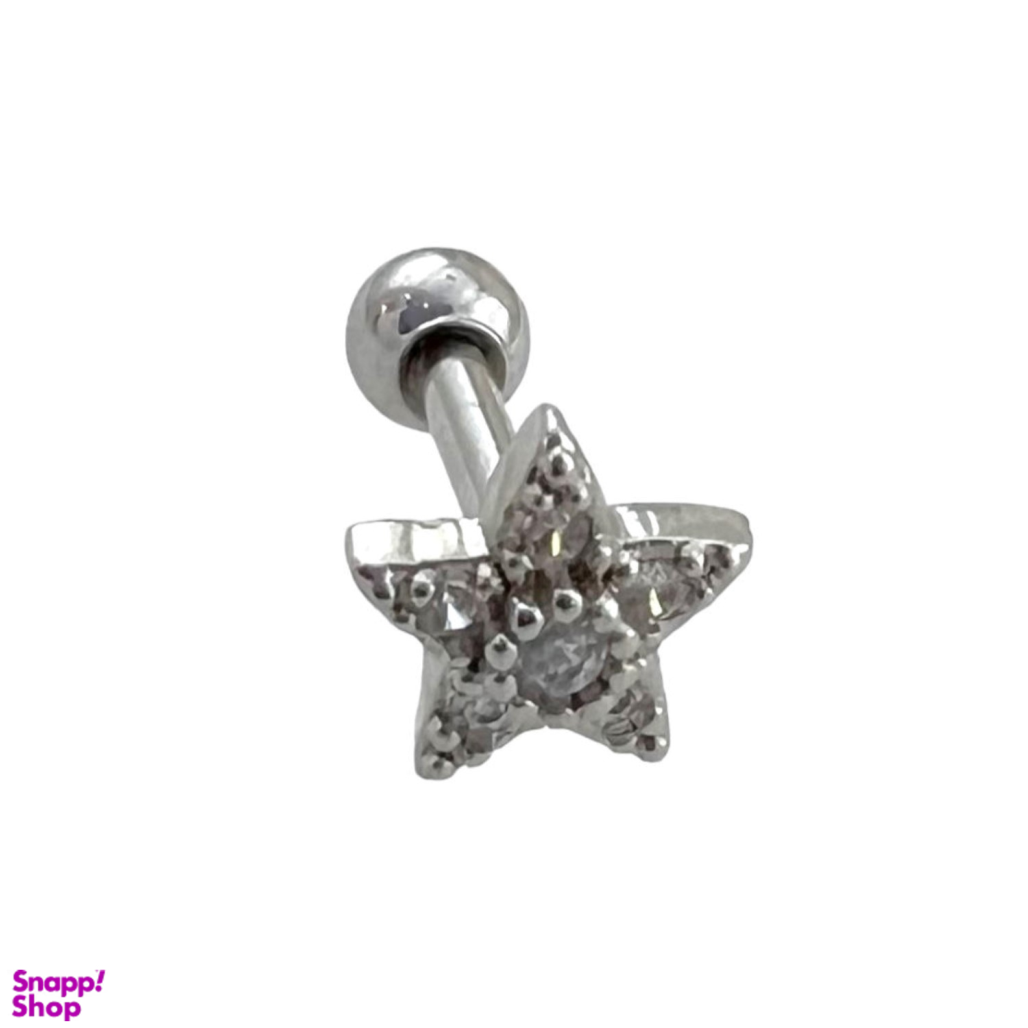 پیرسینگ گوش زنانه مدل ستاره کد P4576