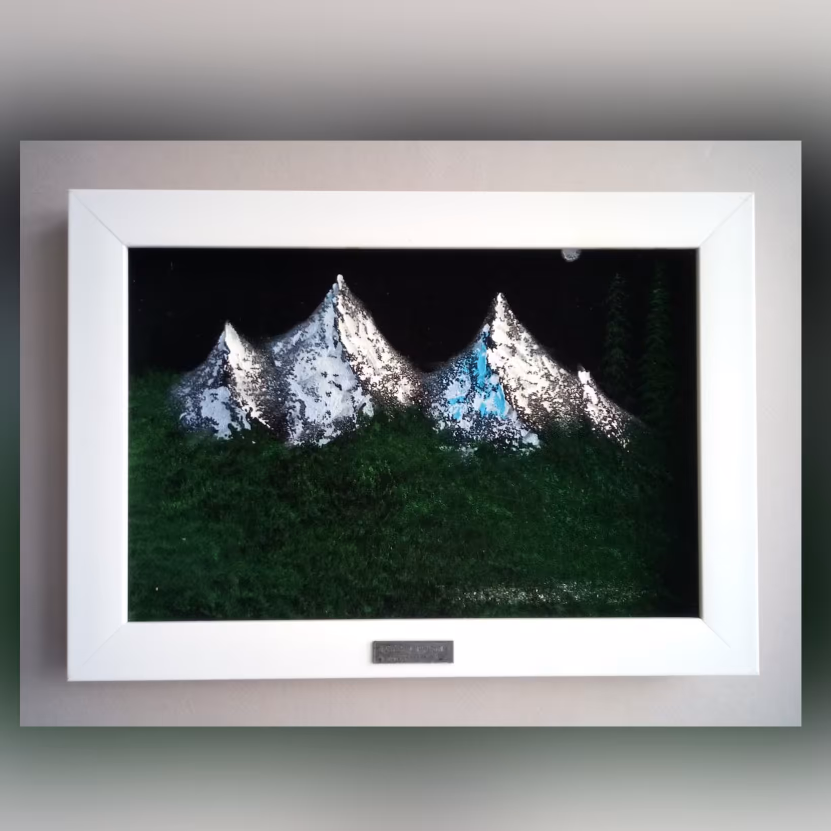 تابلو تزئینی مخمل اکرلیک 