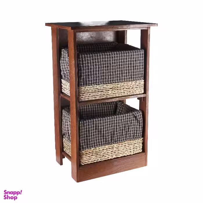 سبد سیب‌ زمینی و پیاز مدل شقایق دو طبقه