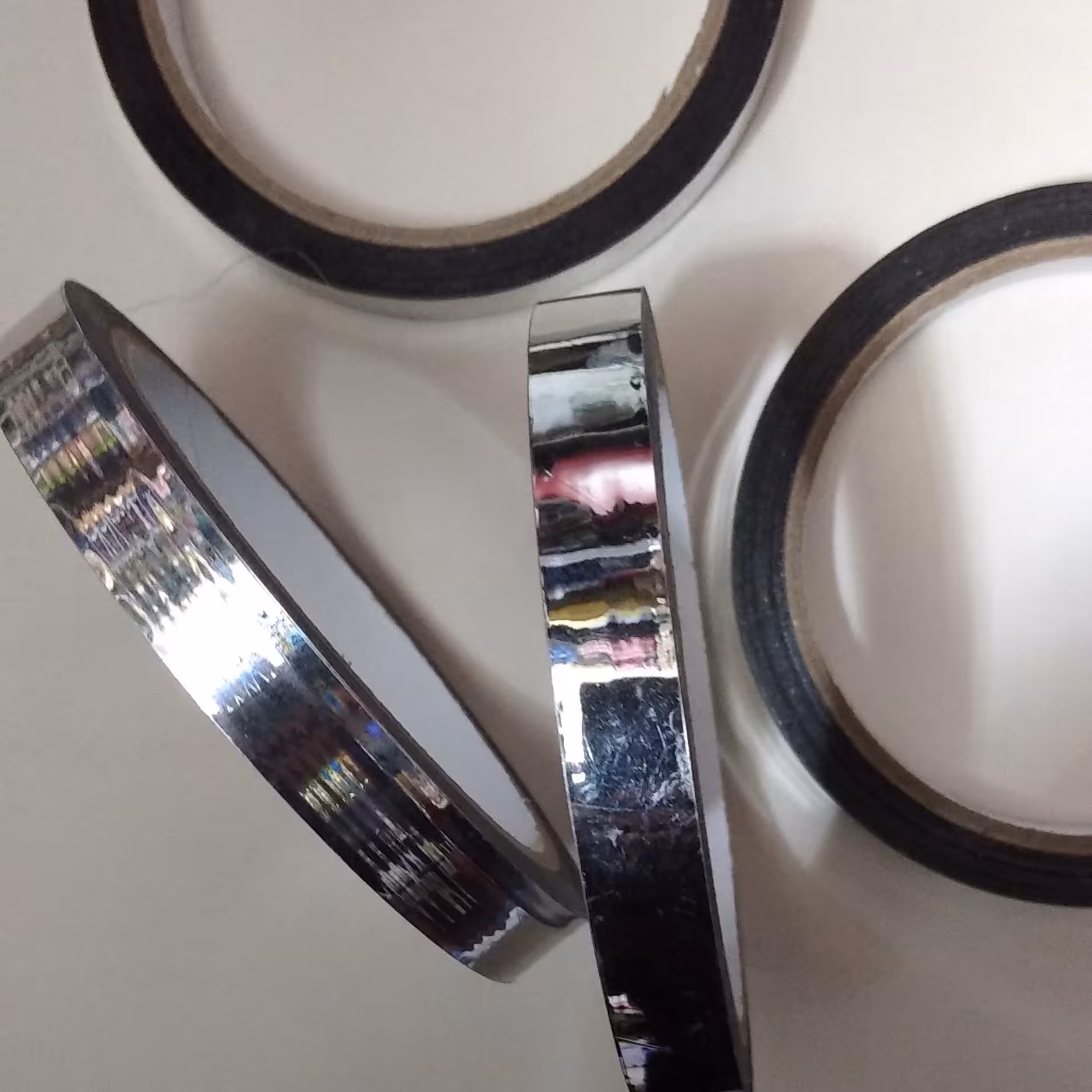 نوار گاترین نقره ای حلقه بزرگ 1 عدد