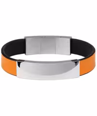 دستبند چرم مردانه و زنانه ژاک لمن ، کد S-B115A