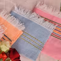 حوله دستی دستبافت نخی 