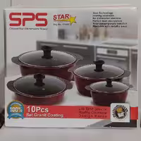 سرویس قابلمه 10 پارچه گرانیتی SPS استار ارسال رایگان