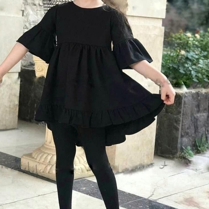 پیراهن دخترانه محرم کالکشن دخترونه محرمی لباس دخترونه مشکی مجلسی