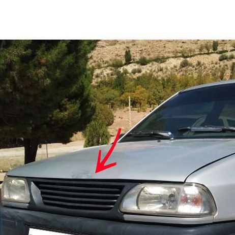 جلو پنجره طرح 4 خط مناسب پراید 131 کد 0314