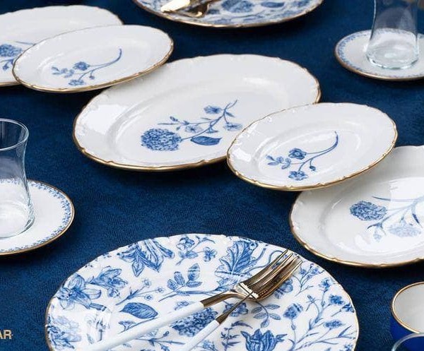 سرویس صبحانه خوری شش نفره 27پارچه آجار