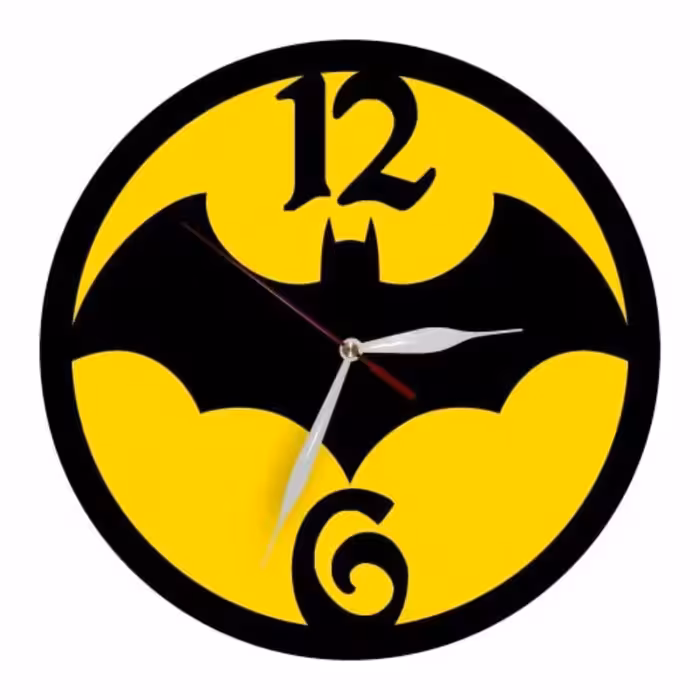 ساعت دیواری مهدی یار طرح بتمن مدل O33