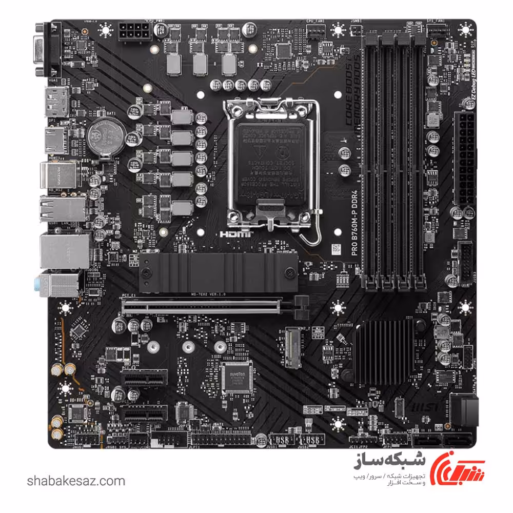 قیمت و خرید مادربرد ام اس ای MSI PRO B760M-P - شبکه ساز