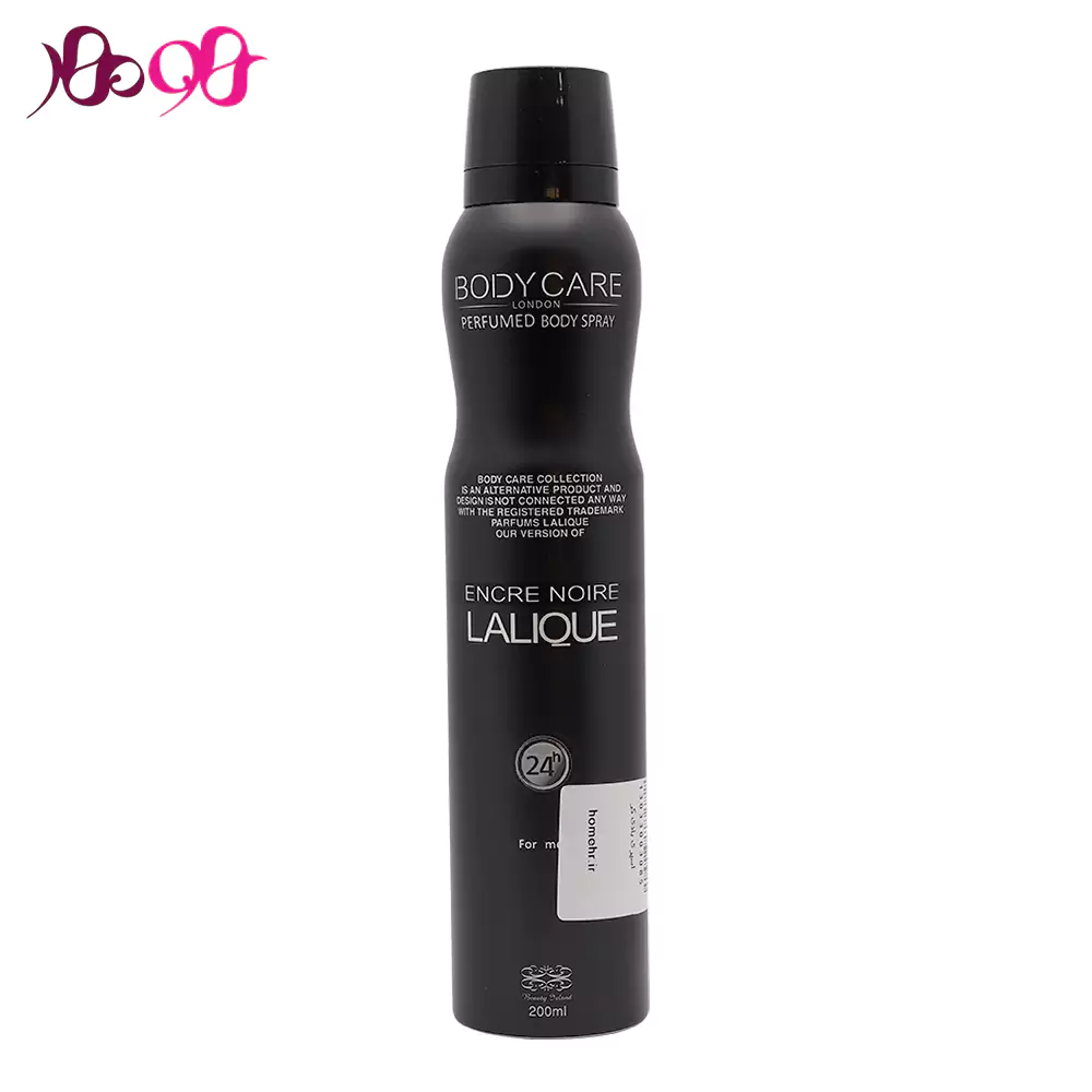 اسپری بادی کر مشکی مردانه مدل لالیک Body Care LALIQUE