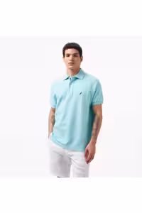 تی شرت یقه پولو آبی مردانه تيشرت يقه آستين كوتاه مدل Nautica