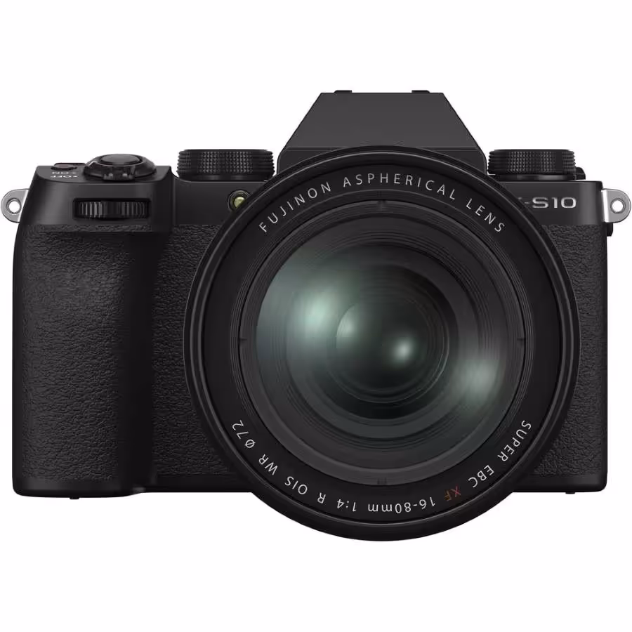 دوربين بدون آينه فوجی فيلم FUJIFILM X-S10 Mirrorless Digital Camera with 16-80mm