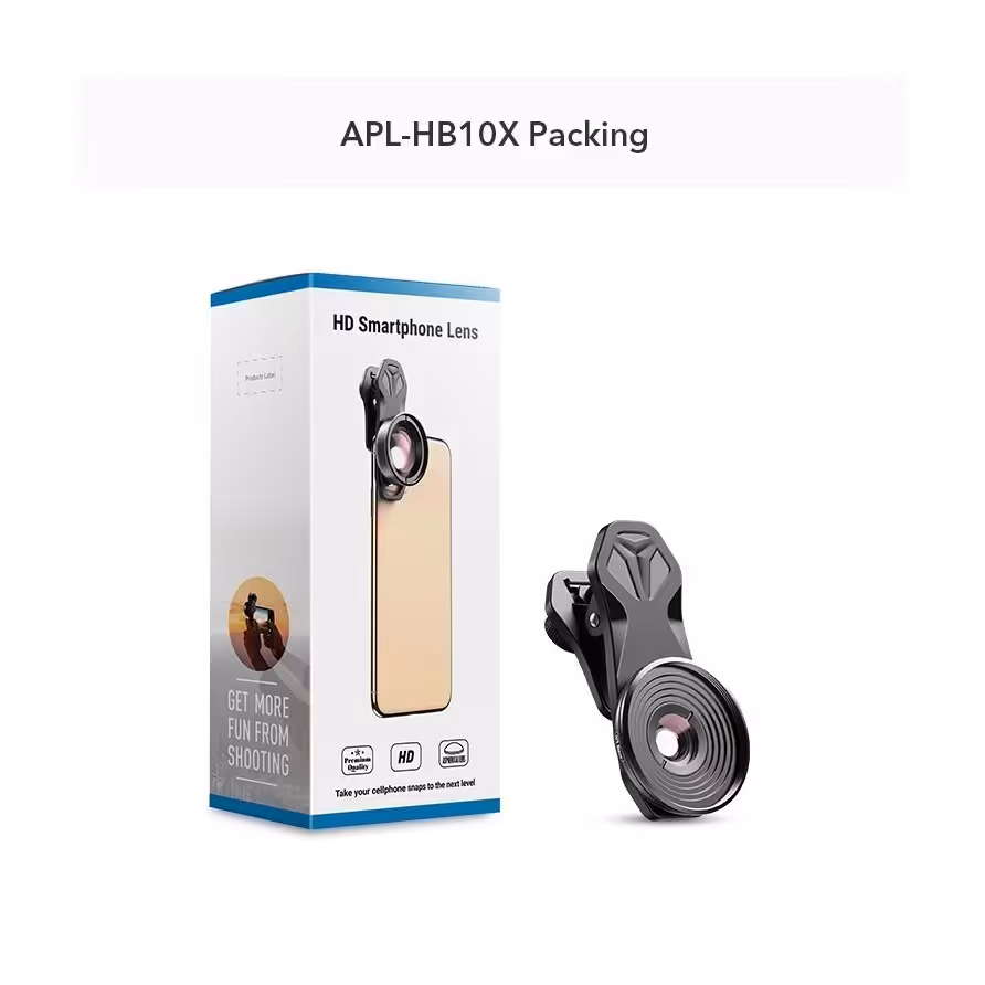 
لنز موبایل APL-HB10X با ماکرو 10 برابری برند اپکسل Apexel New style cell phone 
