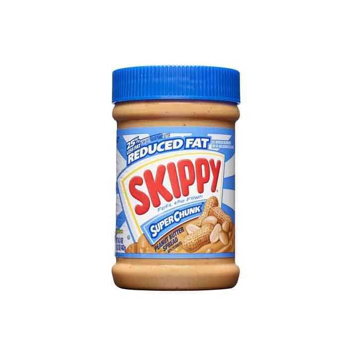 کره بادام زمینی اسکیپی مدل سوپر چانک 462 گرم در آبی پررنگ