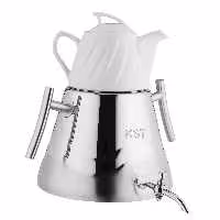 ست کتری شیردار و قوری چینی کی اس تی مدل 604A