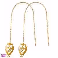 گوشواره طلا 18 عیار نازنین کد GR512