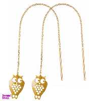 گوشواره طلا 18 عیار نازنین کد GR512