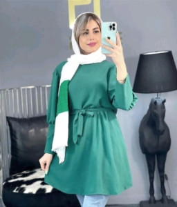 شومیز مانتویی نسترن