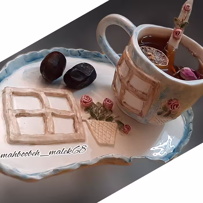 لیوان سرامیکی دفرمه 