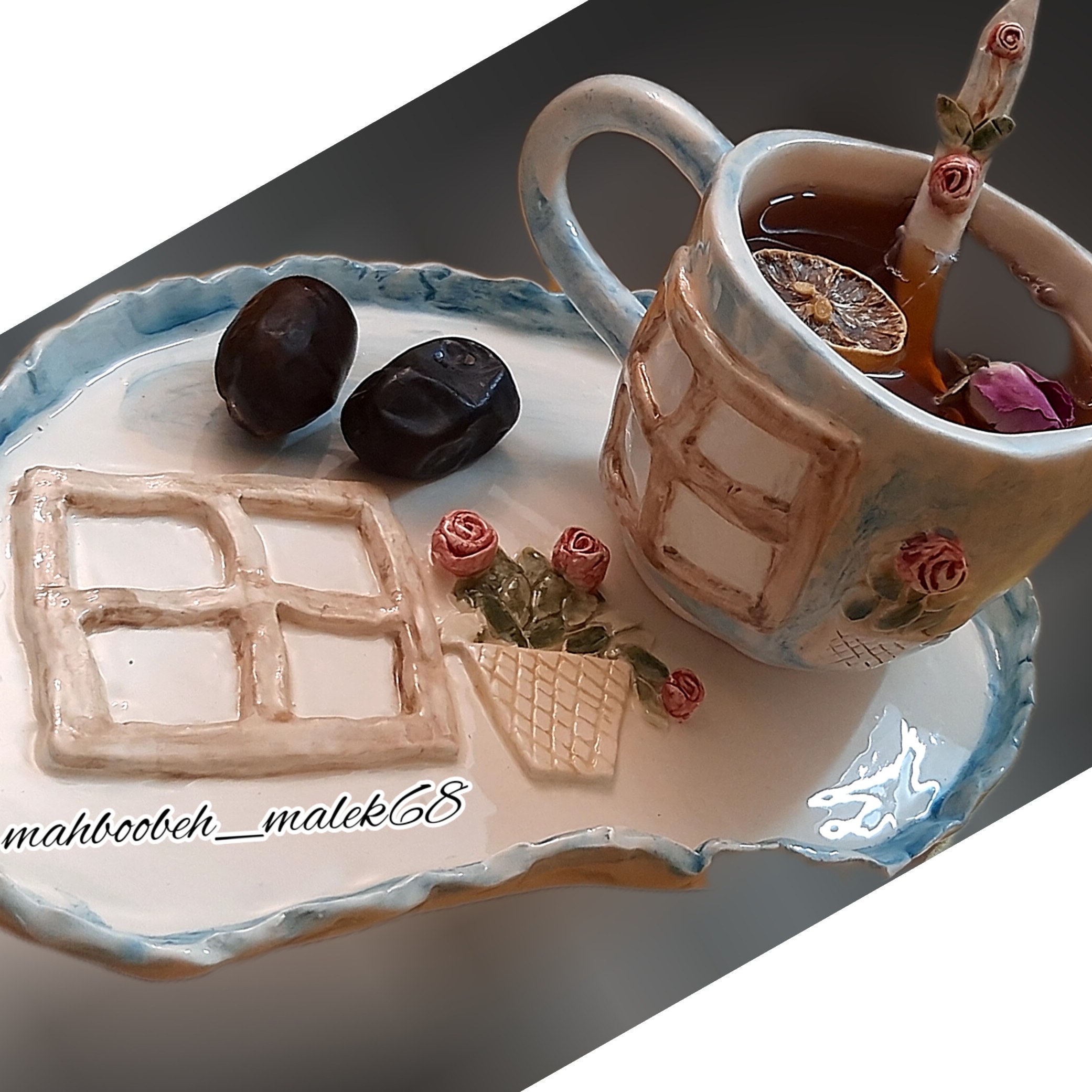 لیوان سرامیکی دفرمه
