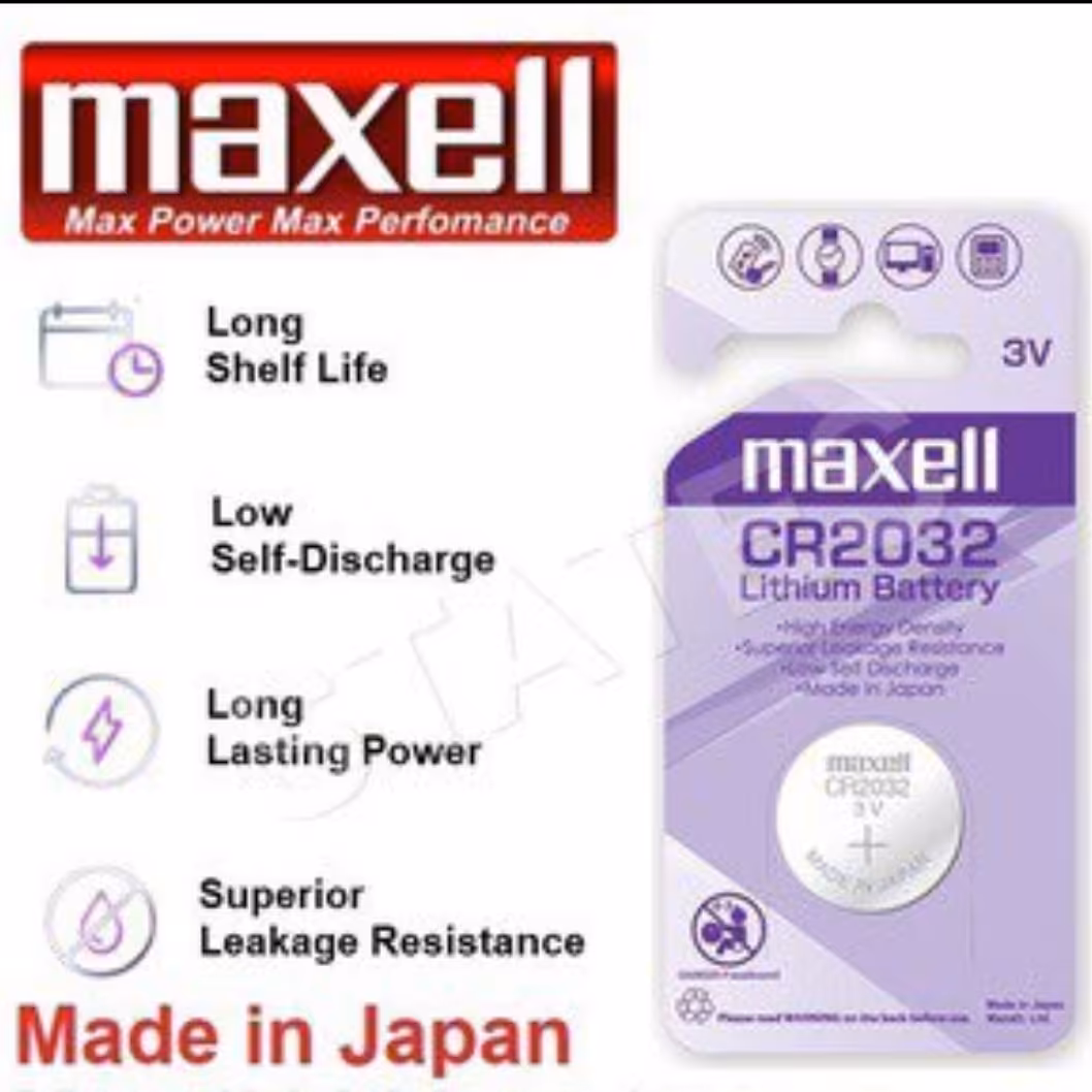 باطری سکه ای مکسل maxell      تعداد 10 عدد               