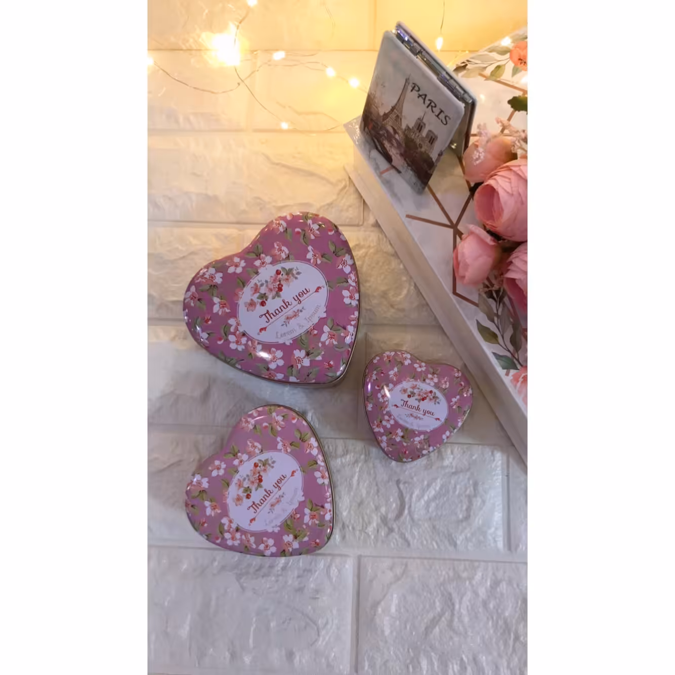 جعبه(قوطی)فلزی طرح قلب