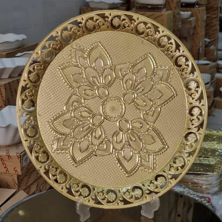 سینی چایخوری گرد و مربع استیل