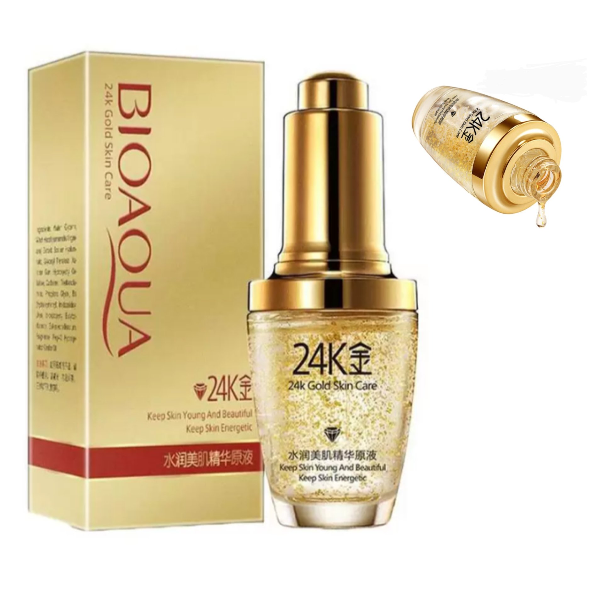 سرم ضدچروک صورت طلای 24k بیوآکوا