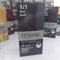 کیت رنگ مو بوتانیس کد 1،1 Blue Black(مشکی پرکلاغی)


