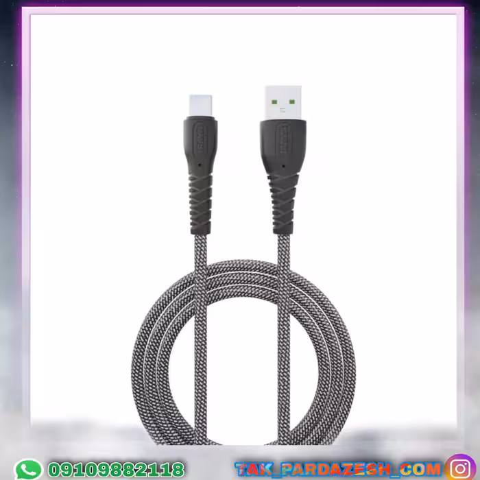 کابل شارژ و دیتا typ-c تسکو مدل Tc201 typ-c