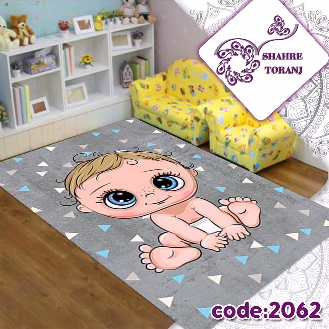 روفرشی کشدار  طرح کودک نینی مناسب سیسمونی 6متری کد2062