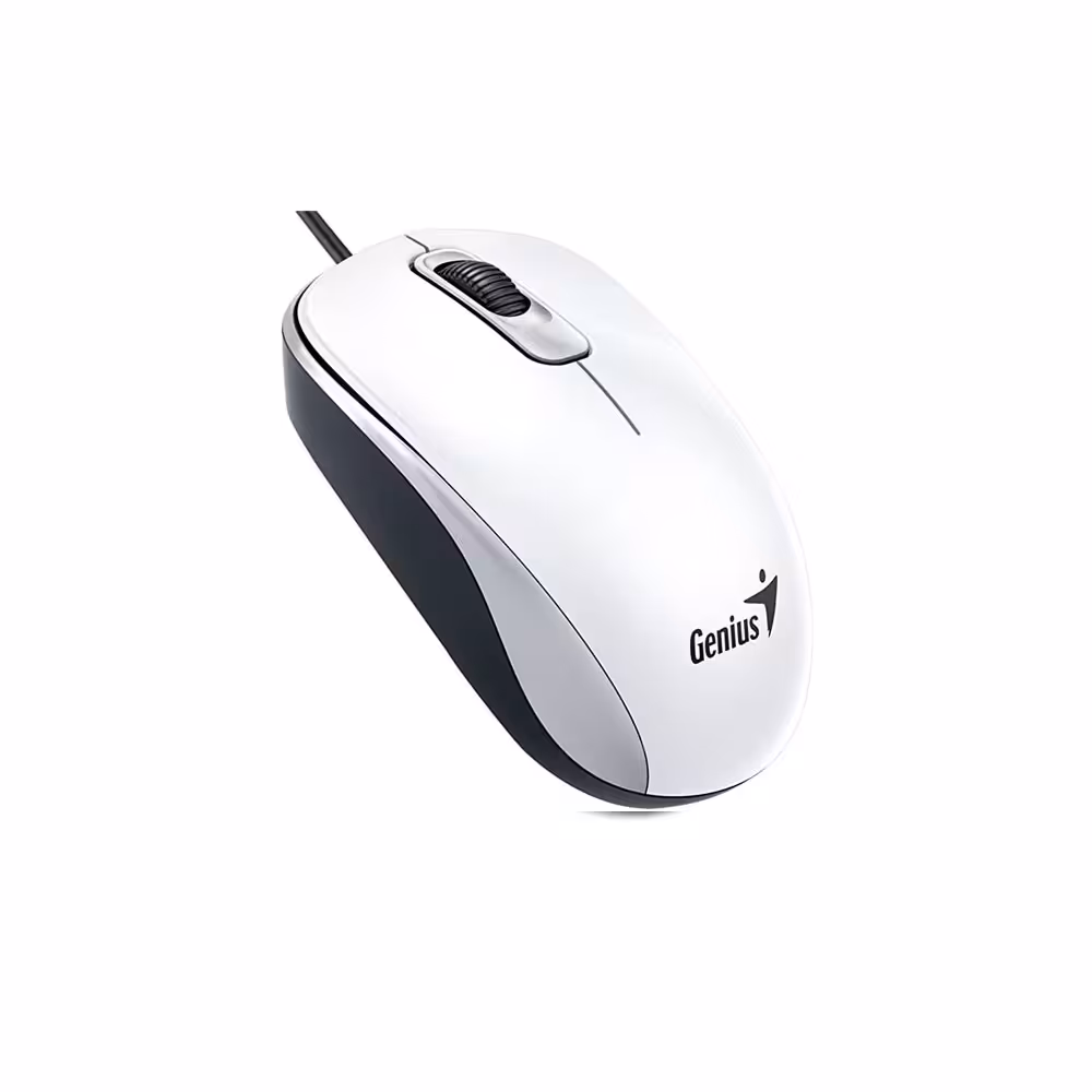 ماوس جنیوس مدل DX 110 سفید Genius Mouse Wiered USB White