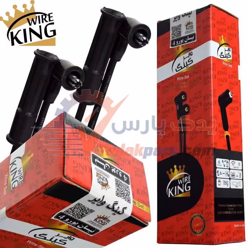 وایر شمع نیسان انژکتور یورو 4 کینگ وایر دست 4 عددی