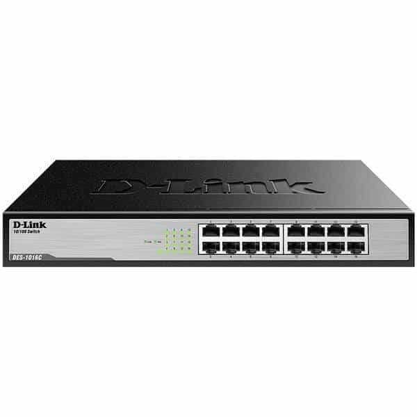 سوییچ 16 پورت دسکتاپی دی-لینک مدل DLink DES-1016