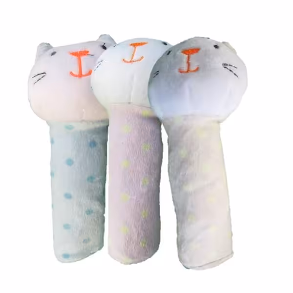 جغجغه سوسیسی فشاری طرح گربه