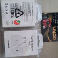 آداپتور اورجینال 25 وات سامسونگ سفارش امارات ساخت ویتنام دارای بارکد سامسونگ 