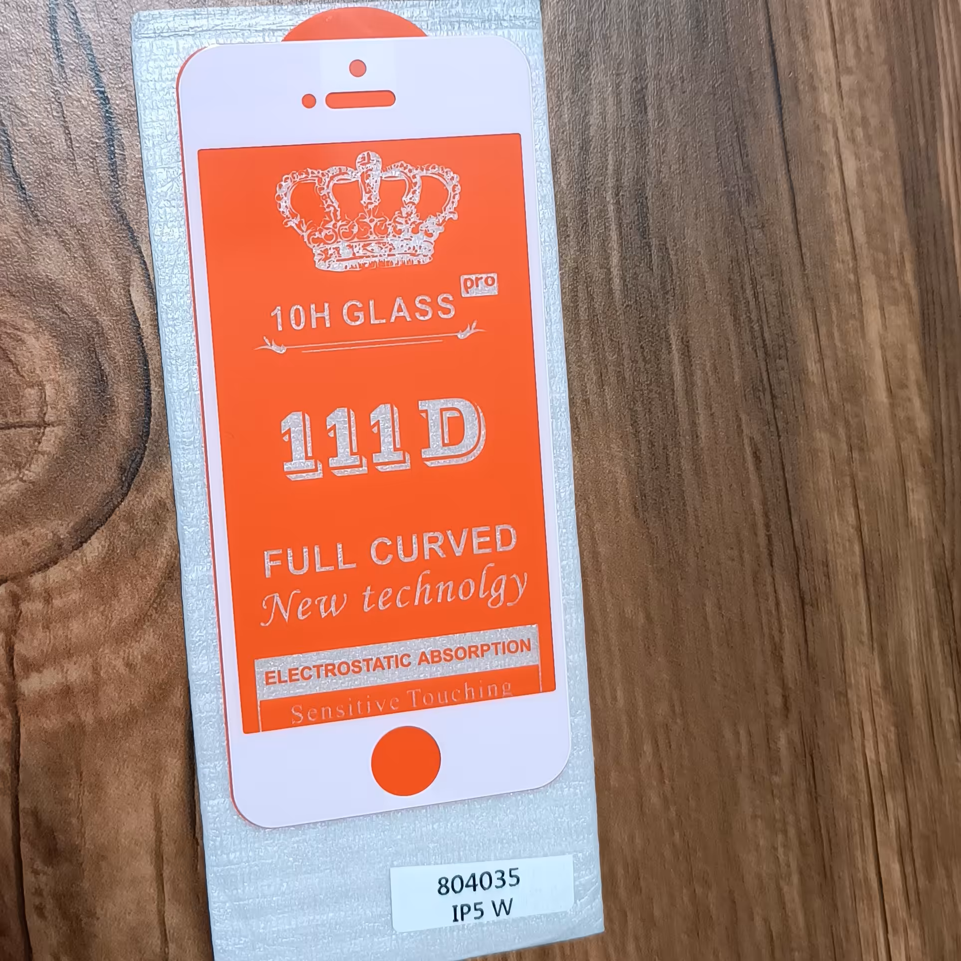 محافظ صفحه نمایش سرامیکی  براق گوشی فول گلس آیفون 5  (IP 5 W)