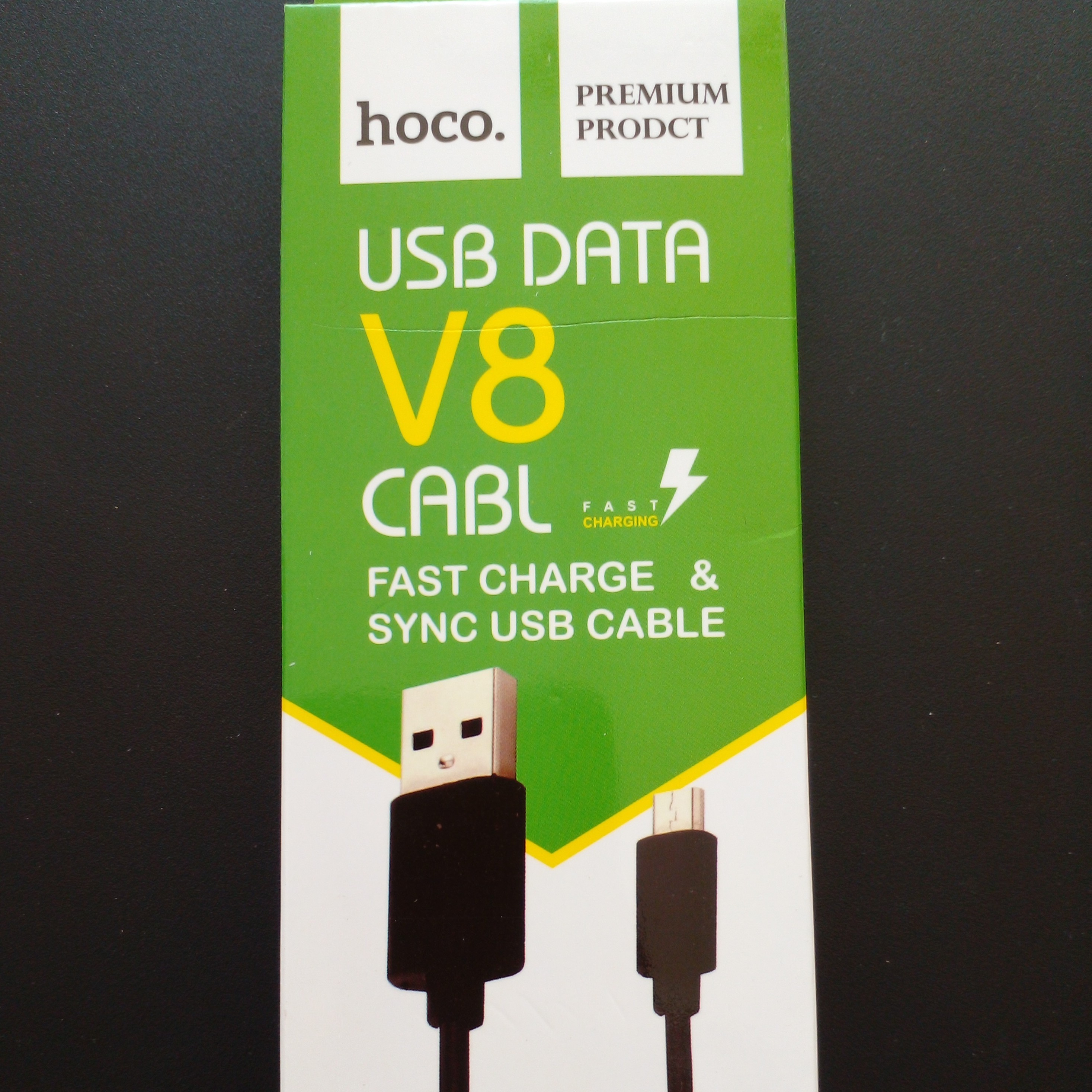 کابل شارژ فست میکرو یو اس بی hoco مشکی