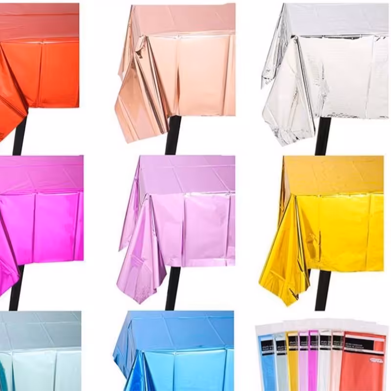 سفره متالایز آبی