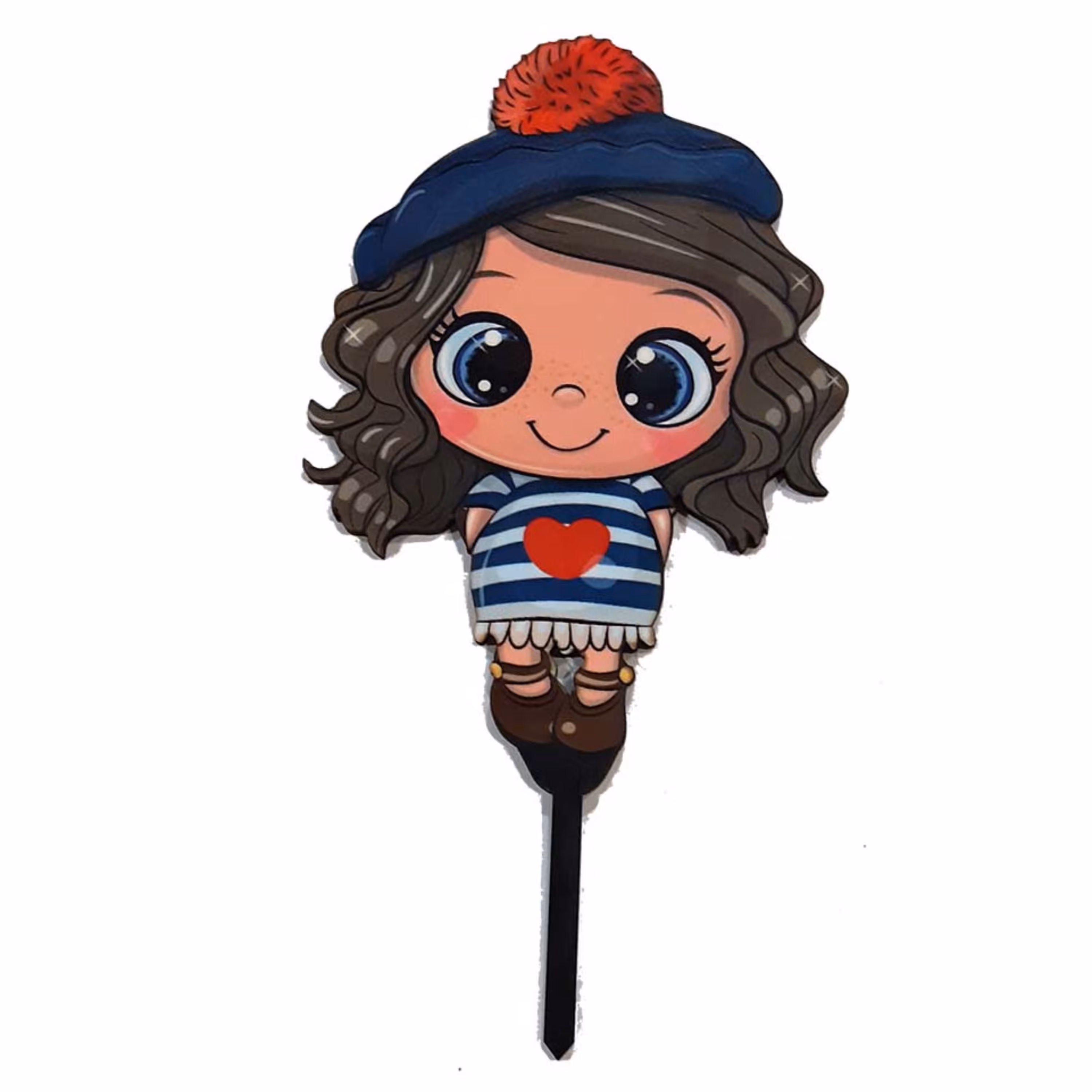 تاپر تزیین کیک بهگز مدل دختر ملوس