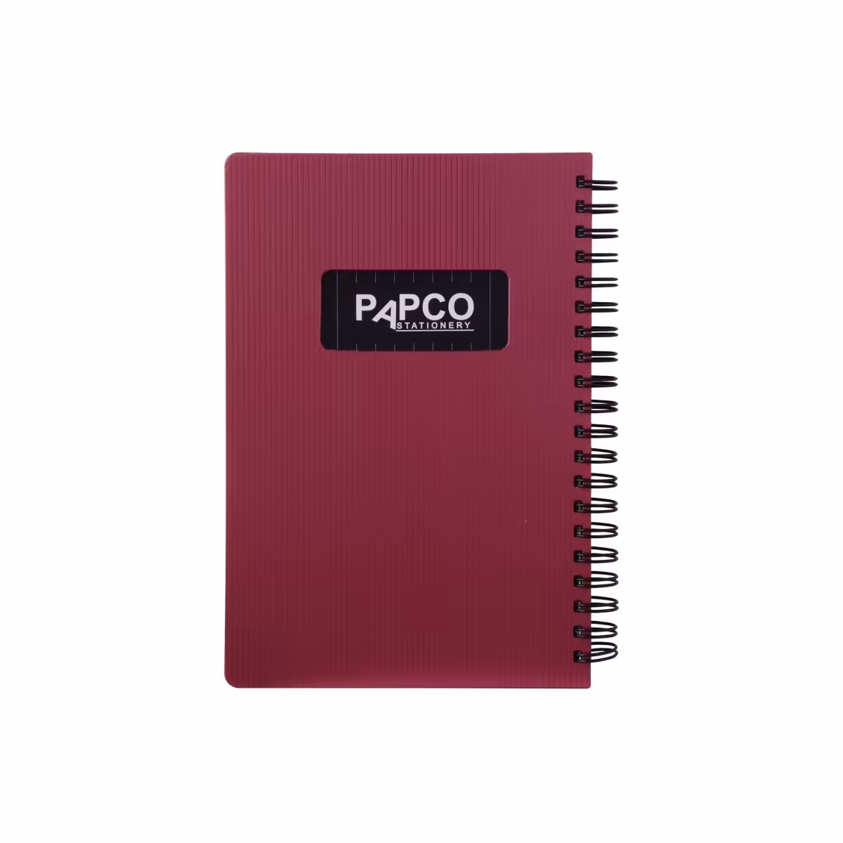 دفتر یادداشت یک خط پاپکو مدل متالیک 100 برگ رنگ جگری