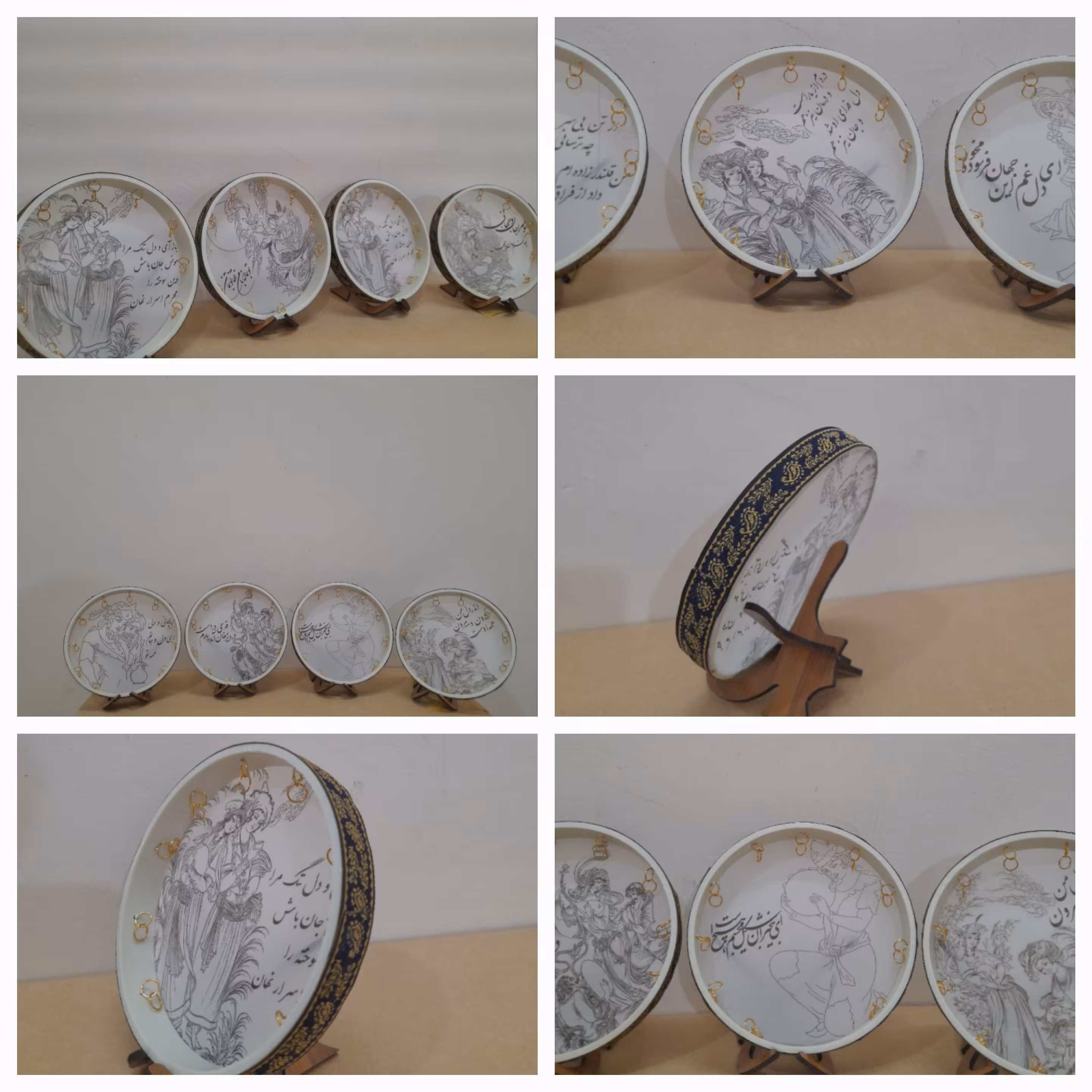 دف دکوری مینیاتوری شیک و زیبا