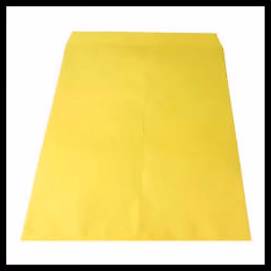 پاکت آ3 زرد بسته  50 عددی