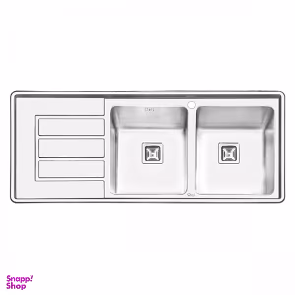 سینک ظرفشویی ایلیا استیل مدل 2062 توکار