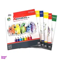 مداد رنگی 24 رنگ آدمیرال کد 761c بسته 6 عددی