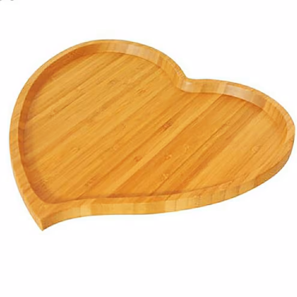 پیش دستی چوبی طرح قلب